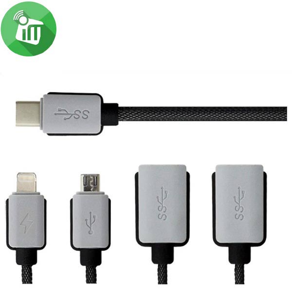 ONTEN OT-9505 4 in 1 Multi-functional USB 3.1 Type C Adapter Cable