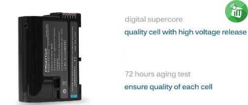 Pisen EL15 Camera Battery Charger for NIKON D600 (2)