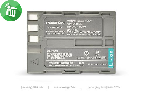 Pisen EL3e+ Camera Battery Charger for NIKON D200 (4)