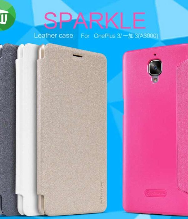 Nillkin Sparkle leather case for OnePlus 3