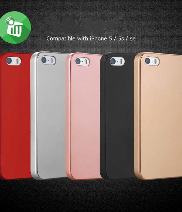 Vorson Ultra-thin 360 Full Protection Cover For iPhone 5/5S/SE