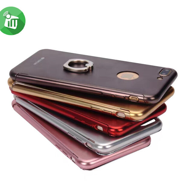 Vorson Ultra-thin 360 Full Protection Ring Kickstand Series Cover For iPhone 7 Plus
