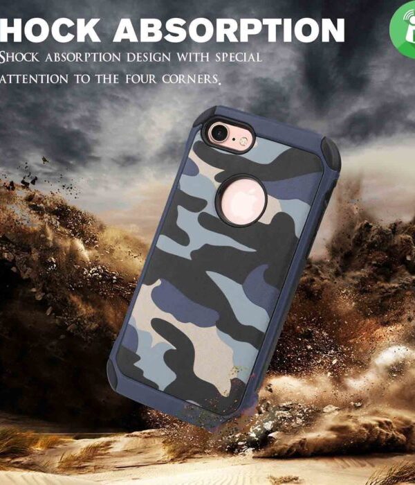 Camouflage ShockProoF Armor Back Cover Case For iPhone 7 plus