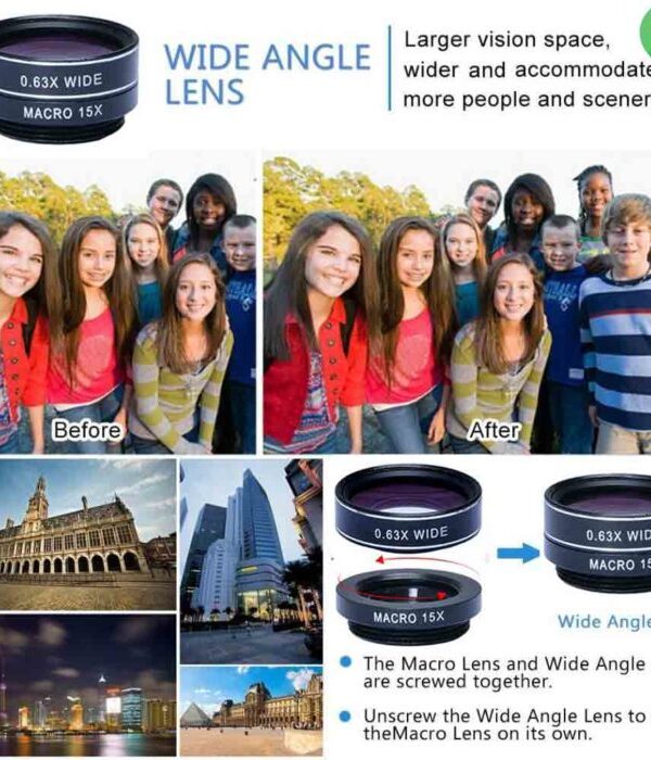 Pickogen 3 in 1 Premium Photo Lens Set HE-063S