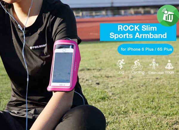 Rock Slim Sports Armband For iPhone 6 Plus And 6s Plus