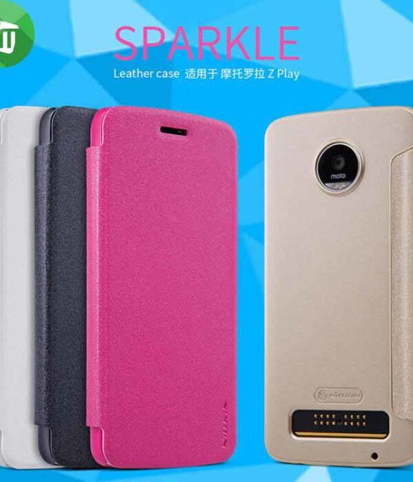 Nillkin Sparkle Leather Case For Motorola MOTO Z Play