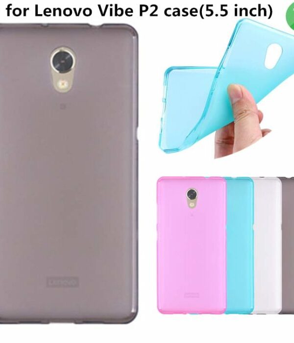 Ultra-thin Clear Soft TPU Gel Back Cover for Lenovo P2