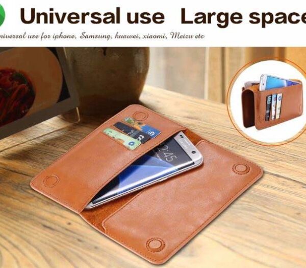 Universal Multi-functional Leather Wallet for Smartphones
