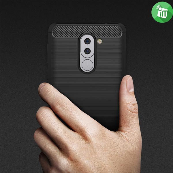 IPAKY Brushed Silicone Case Cover For Huawei Honor 6X/GR5 2017