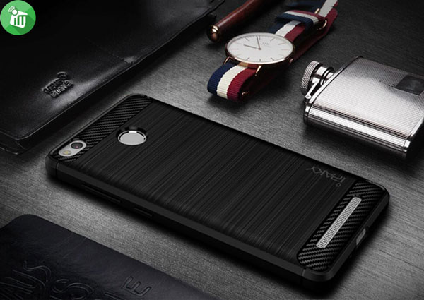 IPAKY Brushed Silicone Case Cover For Xiaomi Redmi 3s/3Pro With Fingerprint