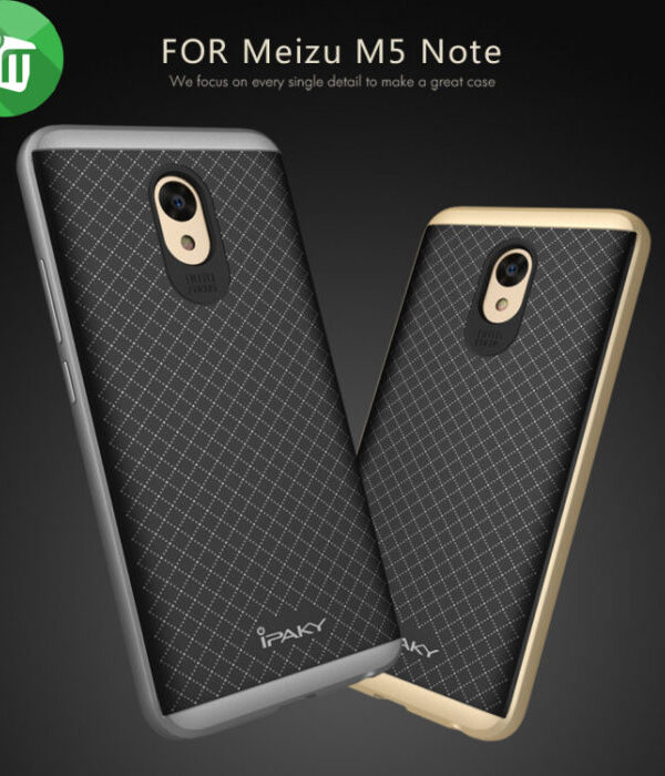 iPaky 2 In 1 Silicone Cover Back For MEIZU M5 NOTE
