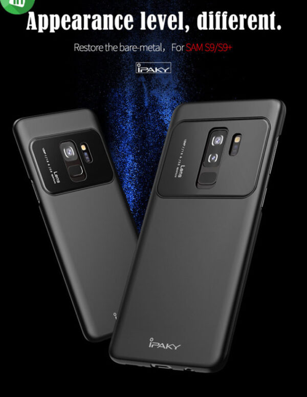 IPAKY PC Glass Series Case Cover For Samsung Galaxy S9 Plus