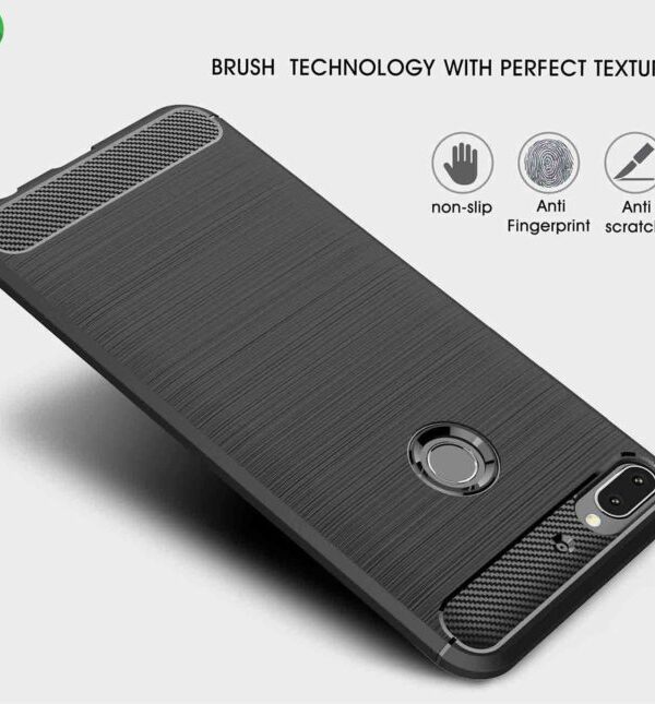 LUO Brushed Silicone Case Cover For HTC Desire 12 Plus