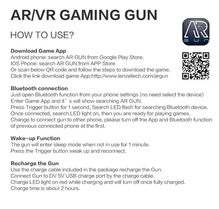 iPEGA PG-9082 AR Gaming Gun Wireless Controller | iMedia Stores