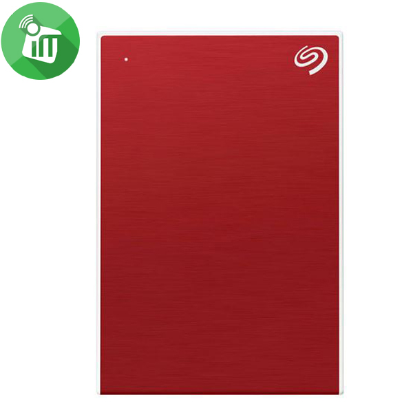 Seagate Plus Slim Hard Drive (2TB, Red)