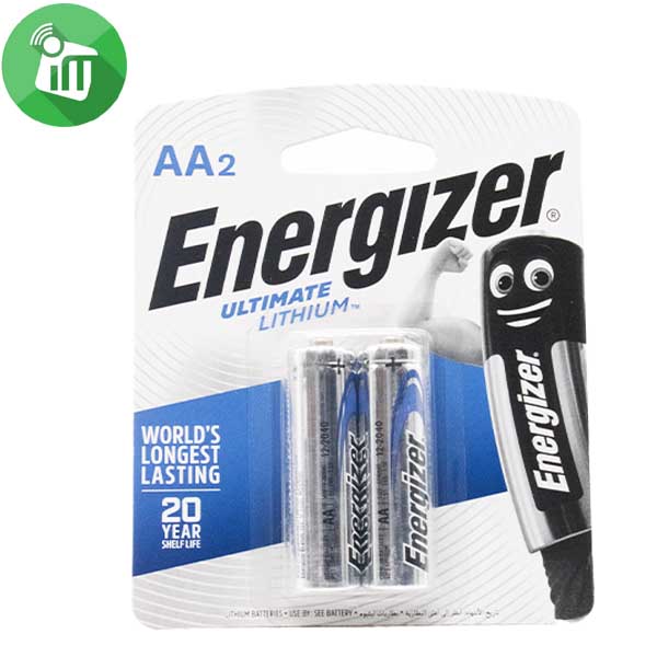Energizer 2PCS AA Ultimate Lithium 1.5V