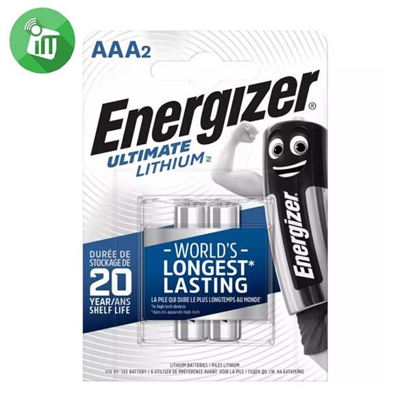 Energizer 2PCS AAA Ultimate Lithium 1.5V
