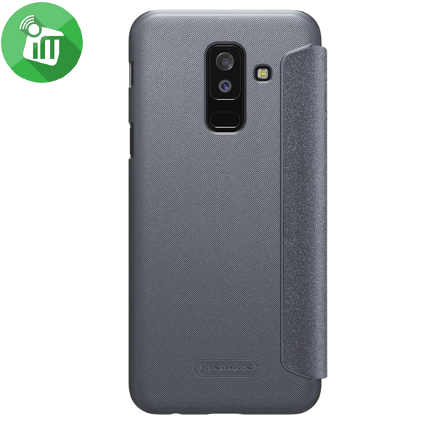 Nillkin Flip cover sparkle leather case Samsung Galaxy A6 Plus (2018) /A9 Star Lite - Image 2