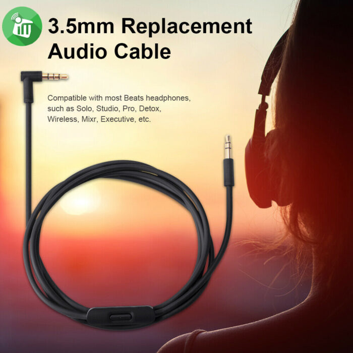 Audio R L. Cord iPower universal 3.5mm AUX Audio Cable L Cord With Mic 1M | iMedia Stores