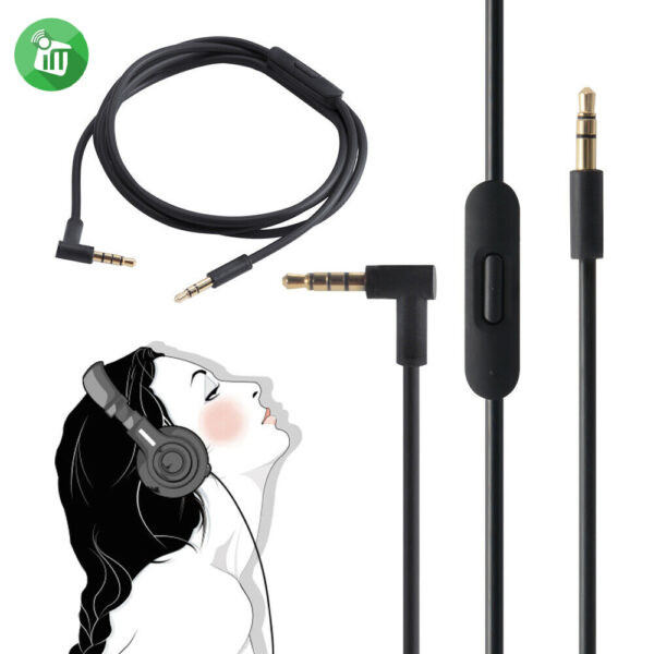 Audio R L. Cord iPower universal 3.5mm Audio Cable L Cord With Mic (140cm)
