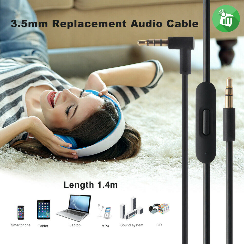 Audio R L. Cord iPower universal 3.5mm Audio Cable L Cord With Mic (140cm)