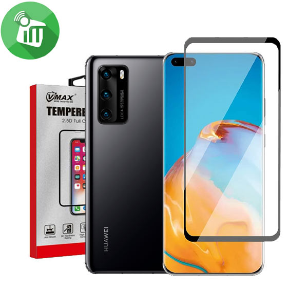 Vmax 2.5D Full Glue Full cover Glass Screen Huawei P40