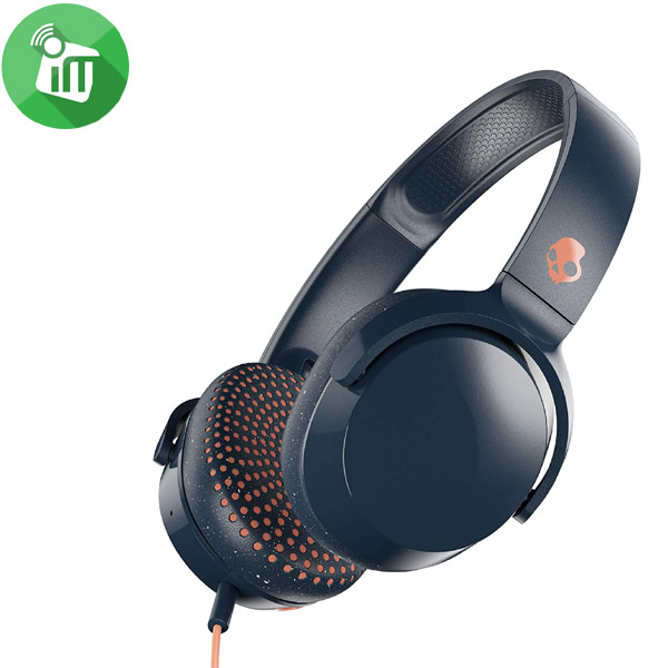 Skullcandy Riff On-Ear Wired Headphone (Blue)