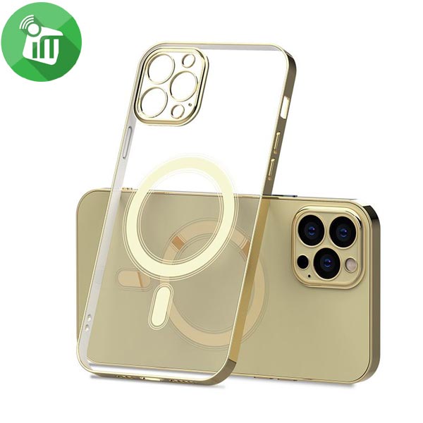 j-Case Magnetic Series Classic Crystal TPU Lens Protection Case For iPhone 12 Pro Max - Image 6
