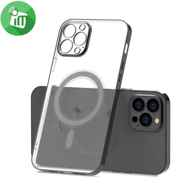 j-Case Magnetic Series Classic Crystal TPU Lens Protection Case For iPhone 12 Pro Max - Image 5