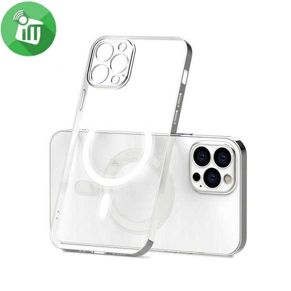j-Case Magnetic Series Classic Crystal TPU Lens Protection Case For iPhone 12 Pro Max - Image 4