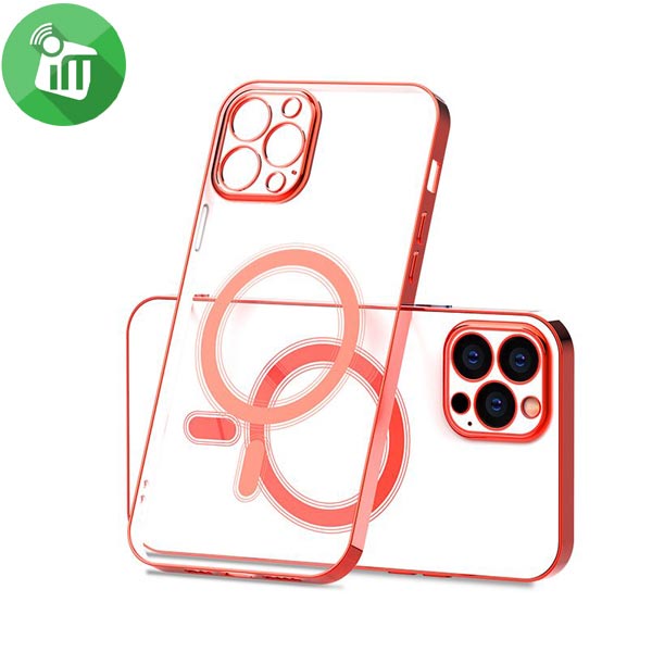 j-Case Magnetic Series Classic Crystal TPU Lens Protection Case For iPhone 12 Pro Max - Image 3