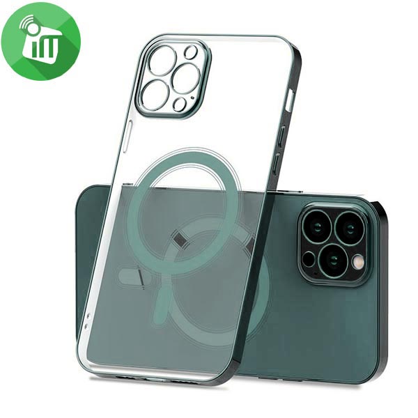 j-Case Magnetic Series Classic Crystal TPU Lens Protection Case For iPhone 12 Pro Max - Image 2