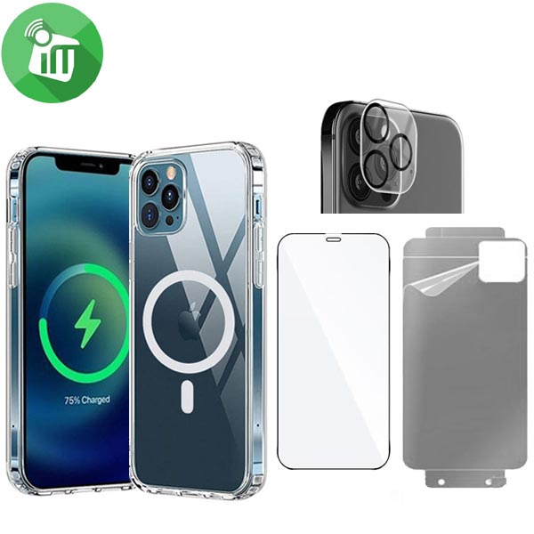 Vmax 4 in 1 360° Full Body Protection Kit For iPhone 12 Pro Max
