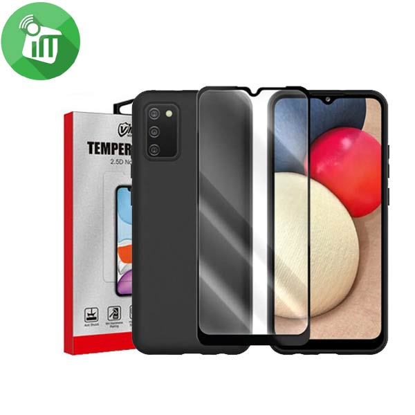 Vmax 2.5D Full Glue Full cover Glass Screen Samsung Galaxy A02s