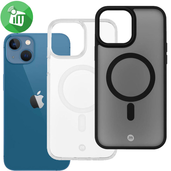 MOMAX Hybrid Case Magnetic Hard Back Cover For iPhone 13