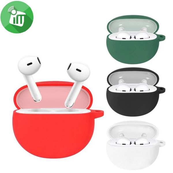 Pod Pocket Silicone Cover For Oppo Enco Air W32 with Keychain