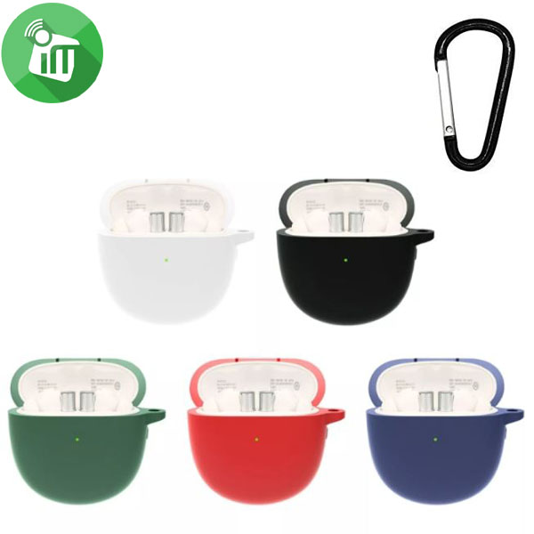 Pod Pocket Silicone Cover For Realme Buds Air 2 with Keychain