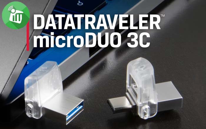 Kingston DataTraveler MicroDuo 3C 64/128GB Chiavetta USB 3.2 Con Doppia Connessione USB-A E USB-C