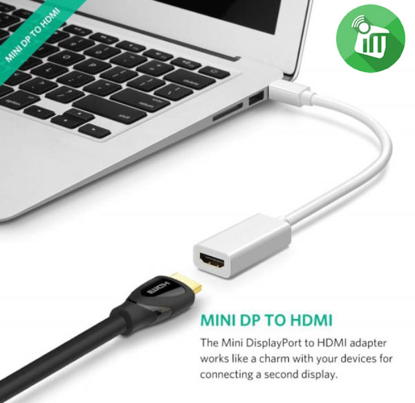 Onten 5113 Mini DisplayPort DP To HDMI Converter Adapter (0.2M) 12 Onten 5113 Mini DisplayPort To HDMI Adapter 0.2M 4