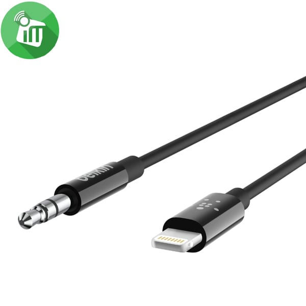 Belkin Lightning to 3.5 mm Audio cable 0.9M (3FT)