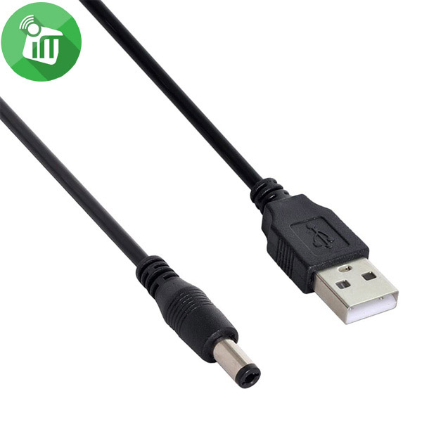 Cable USB A to DC5.5mm/2.1mm (60CM)