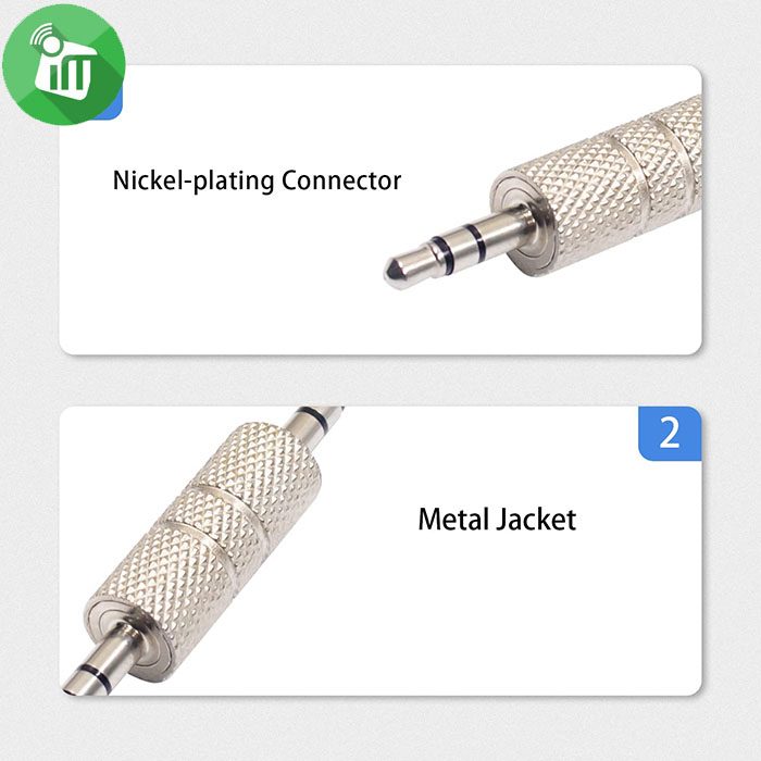 Fiche Jack 3,5 Mm Mâle Stéréo à Souder - Modèle JC-006 Avec Protecteur De Câble | Pour Audio, Casque