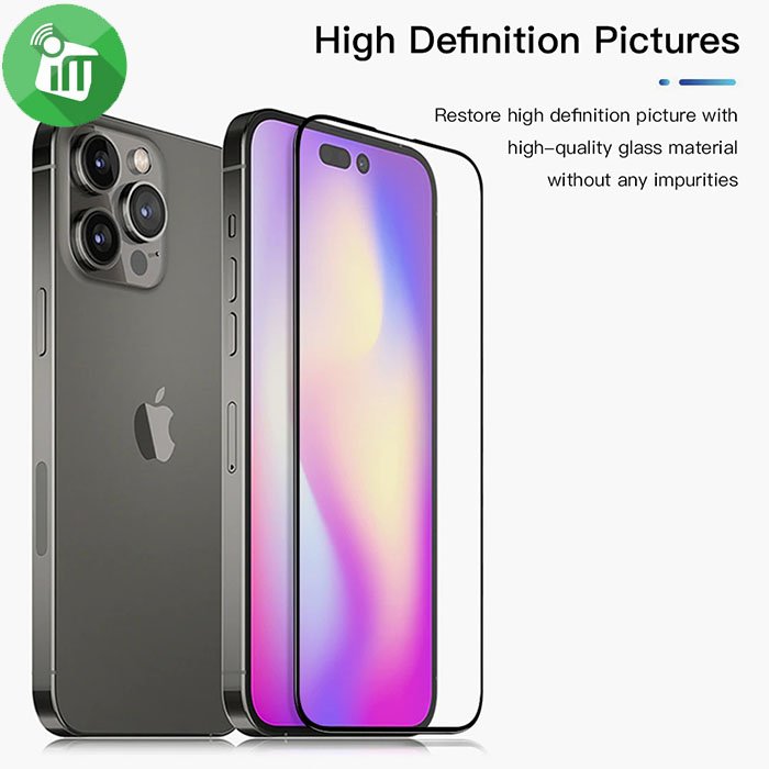 Photo inspiration: Kuzoom Antistatic 9D Full Cover Glass Screen Iphone 14 Pro Photo Inspiration