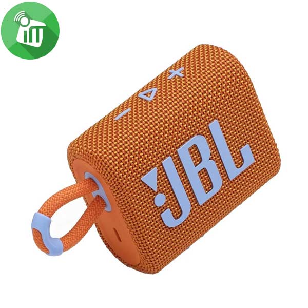 JBL GO 3 Portable Waterproof Speaker (Orange)