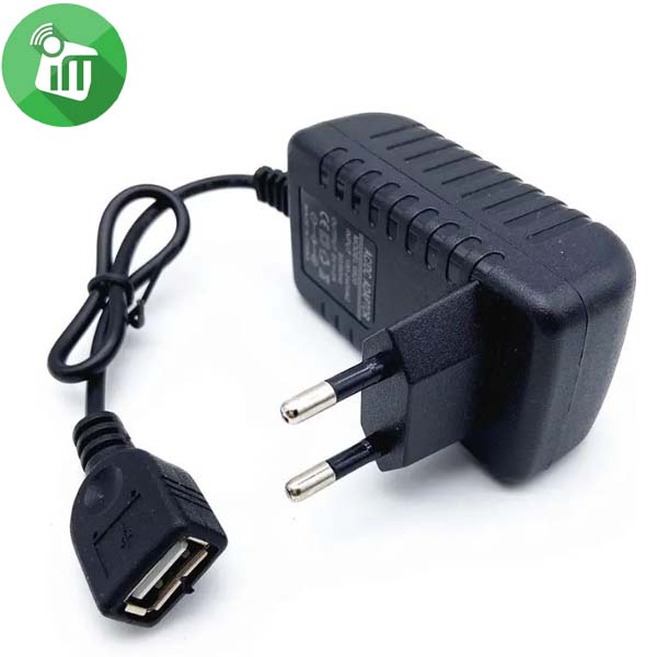 thumbnail image 2 of EleFlorida 3-Port USB Fast Wall Charger – 18W (5V/9V/12V, 5A Total) – Quick Charge For Android, Samsung, IPhone – Black 2 of 5