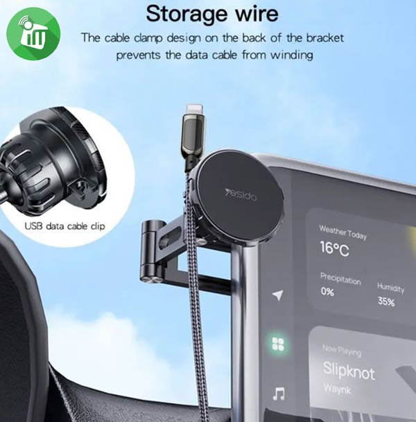 Yesido C155 Magnetic Holder Monitor Car Floating Screen