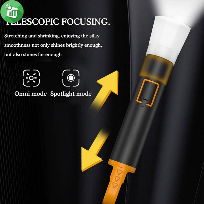 Portable USB Rechargeable FlashLight - iMedia stores