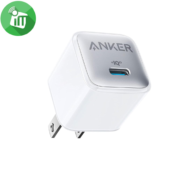 Anker A2637 511 Charger (Nano Pro) 20W PIQ 3.0 USB-C Wall Charger (US)