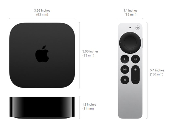 Apple TV 4K 3rd Generation Wifi 64GB
