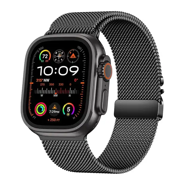 Milanese Loop Parachute-Style Buckle Band iWatch (44/45/46/49mm) - Image 2
